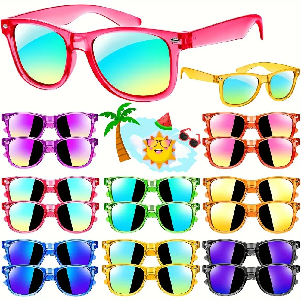 16/24 Pcs Cool Classic Fashion Glasses Kids Adult Birthday Wedding Party Guest Gifts, Classroom Rewards, Carnival Gift Packs