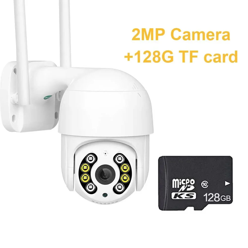 4K 8MP Wireless IP Camera Outdoor Security Wifi PTZ Camera 4MP HD Auto Tracking Video Surveillance CCTV Camera P2P iCsee APP
