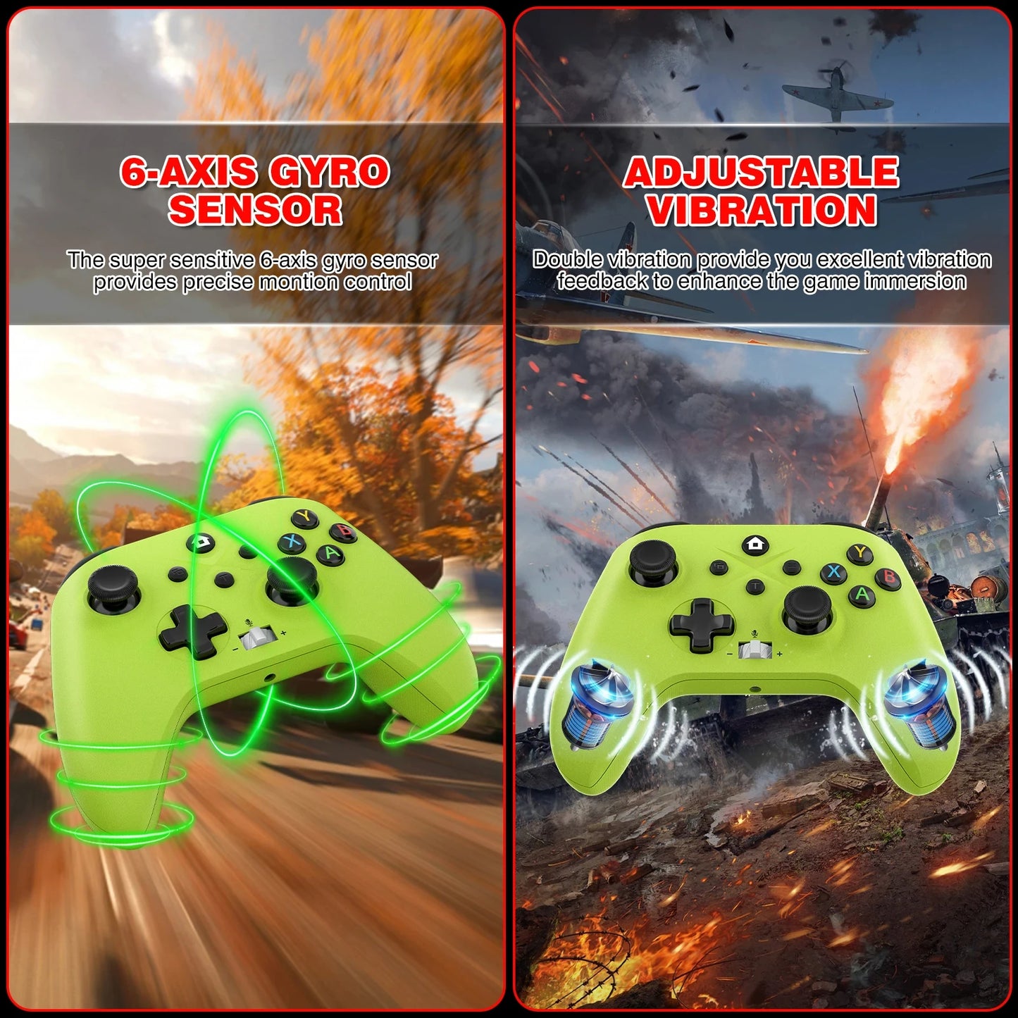 2.4G Wireless Gamepad For Xbox One Series X/S/PC/IOS//Steam 6 Axis Gyro Turbo Function Game Consoles XBOX Controller Joystick