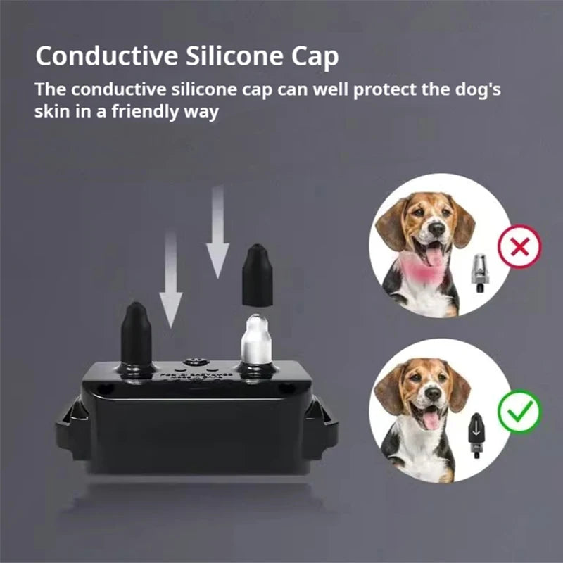 Dog Training Collar Dog Shock Collar With Remote 2600FT Electric Dog Training Collar With 3 Training Modes 16 Level Adjustable S