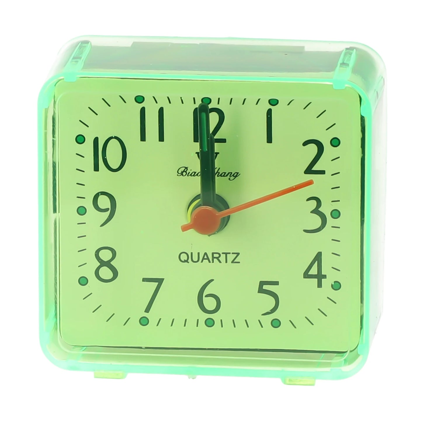 Small Battery Operated Quartz Alarm Clock with Beeping Sound for Bedside Use Featuring Clear Numbers and Reliable Performance