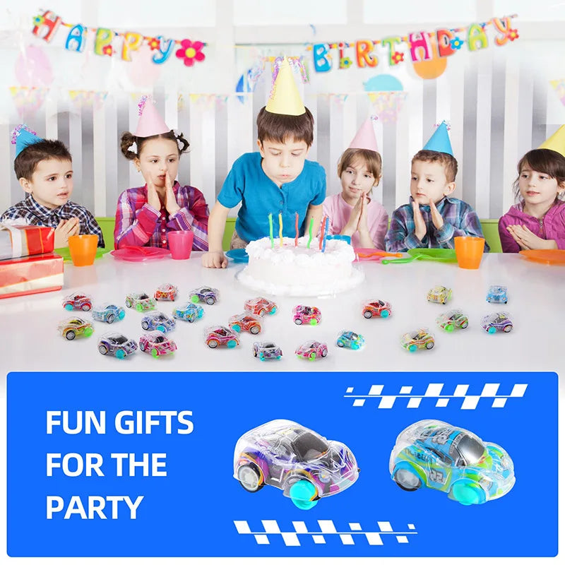 12/24Pcs Mini Pull Back Cars Racing Toys for Kids Birthday Party Favors Classroom Prizes Goodie Bag Fillers Pinata Gifts