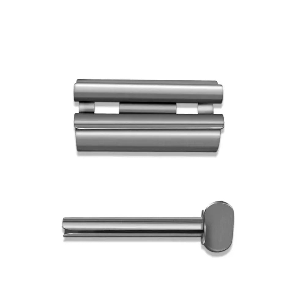1/2PCS Toothpaste Squeezer Tube Roller Stainless Steel Wringer Roller Rotate Dispenser for Cosmetics Bathroom Accessories
