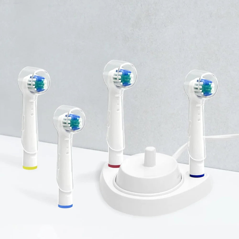 Toothbrush Dustproof Covers Caps Compatible with Braun Oral B Electric Toothbrush Round Replacement Brush Heads Series Protector