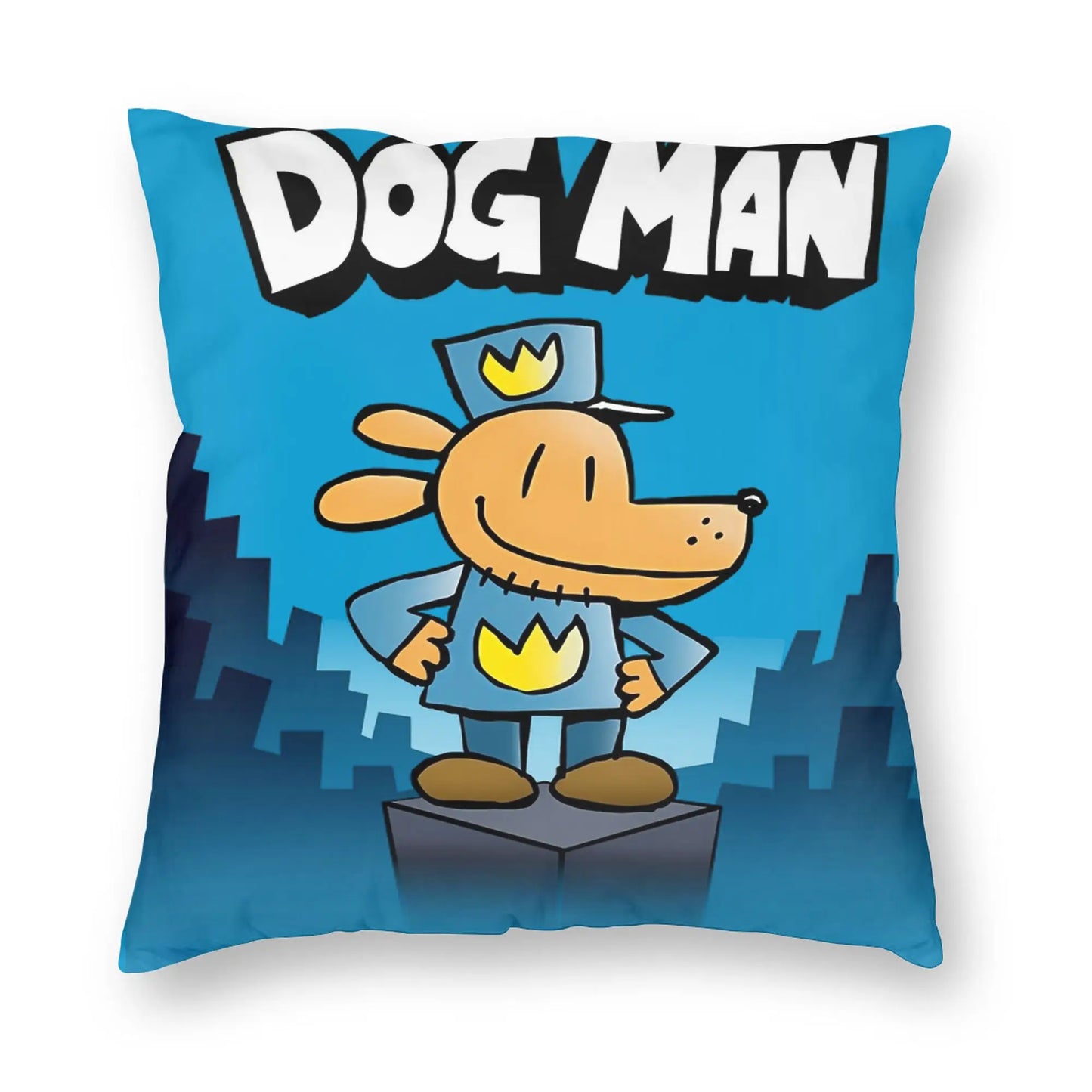 DogMan Petey the Cat x Dog Man Pillowcase Double-sided Printing Fabric Cushion Cover Decor  Pillow Case Cover Bed Zipper 40*40cm
