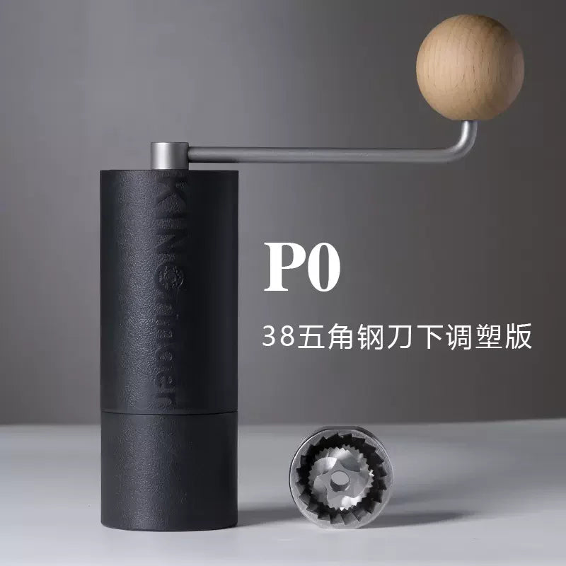 KINGrinder P0/P2 Lightweight Manual Hand Coffee Grinder for Moka pot Drip with Assembly Consistency Stainless Steel burr