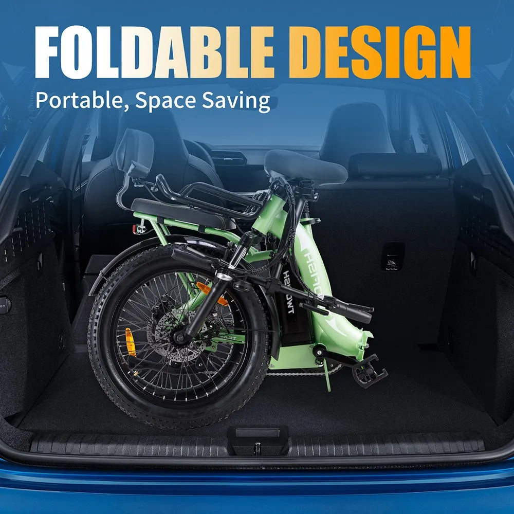 UK Stock TWOFISH TF02 E-Bike: 250W, 36V 17.8Ah, 20"x4" Tyres, 25km/h Max Speed, 100km Max Range, Disc Brakes, Front Suspension