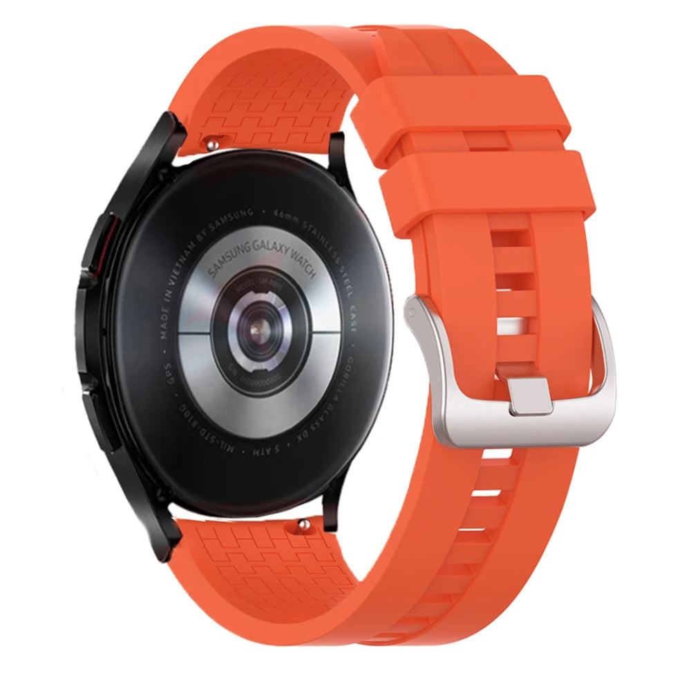 20mm 22mm watch band for Samsung Galaxy watch 6/5/pro/4/6 classic/Active 2 Silicone Sport bracelet huawei gt 4-3-pro-2-2e strap