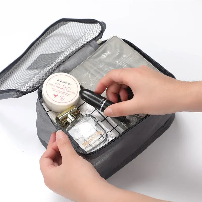 6 Pcs Travel Clothes Storage Bags Set Portable Luggage Organizer Suitcase Pouch Pouch Packing Cube For Shoes Packing Clothes
