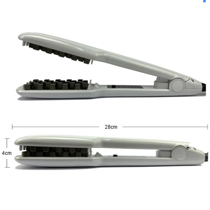 3D Grid Hair Crimper Professional Fluffy Iron Increase Volume Ceramic Hair Tool Hair Waver Styling Crimping Perm Pliers