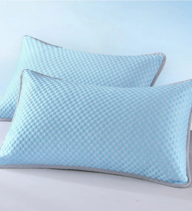 1pc-Summer Cool Bean Pillowcase - Breathable Air Conditioning Pillow Cover for Hot Sleepers No Insert Included 48 x 74cm