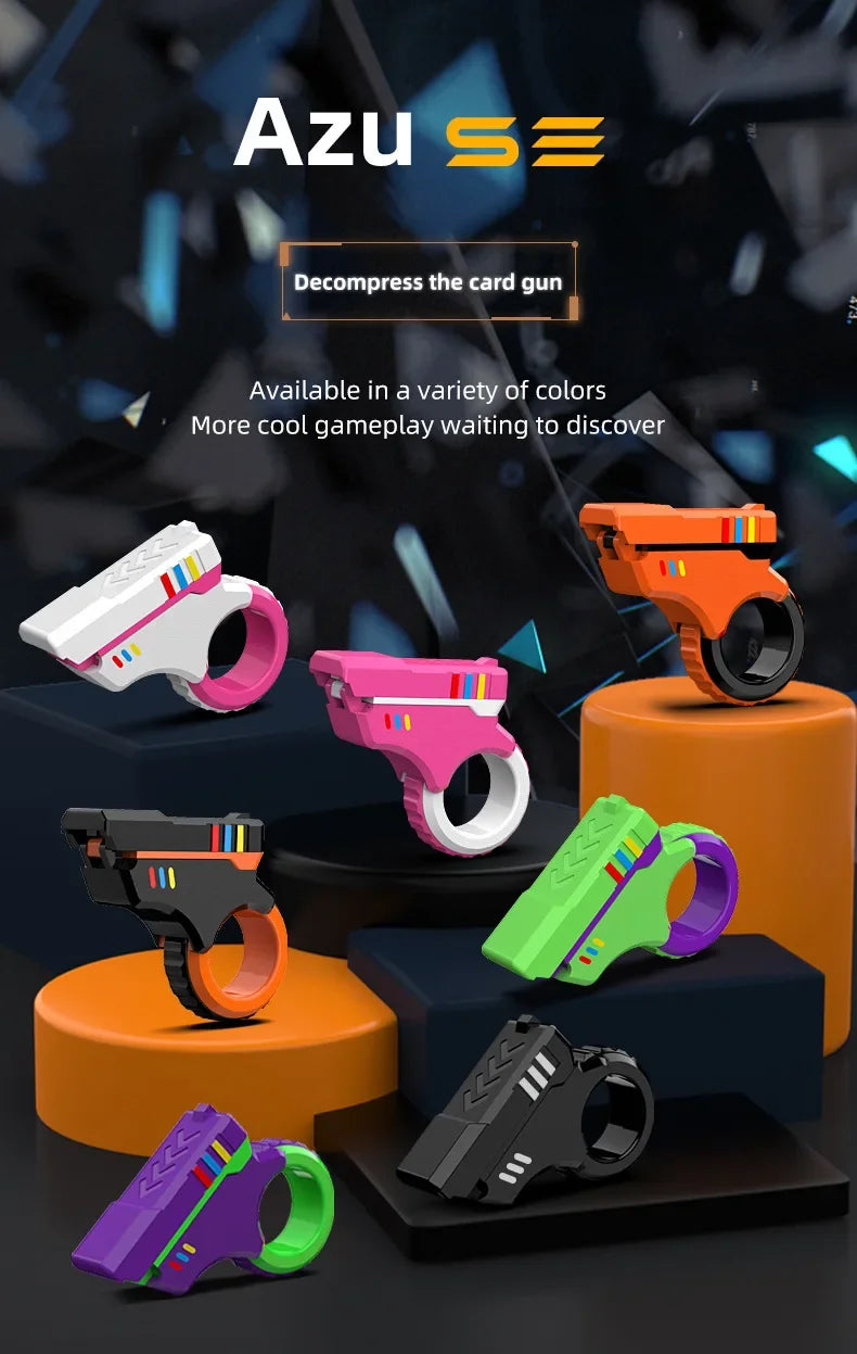 Rotary Finger Sliders Fidget Toy Office Pressure Relief Slider Ratchet Finger Fidget 3D Printed Fidegt Toys Fingertip Textured