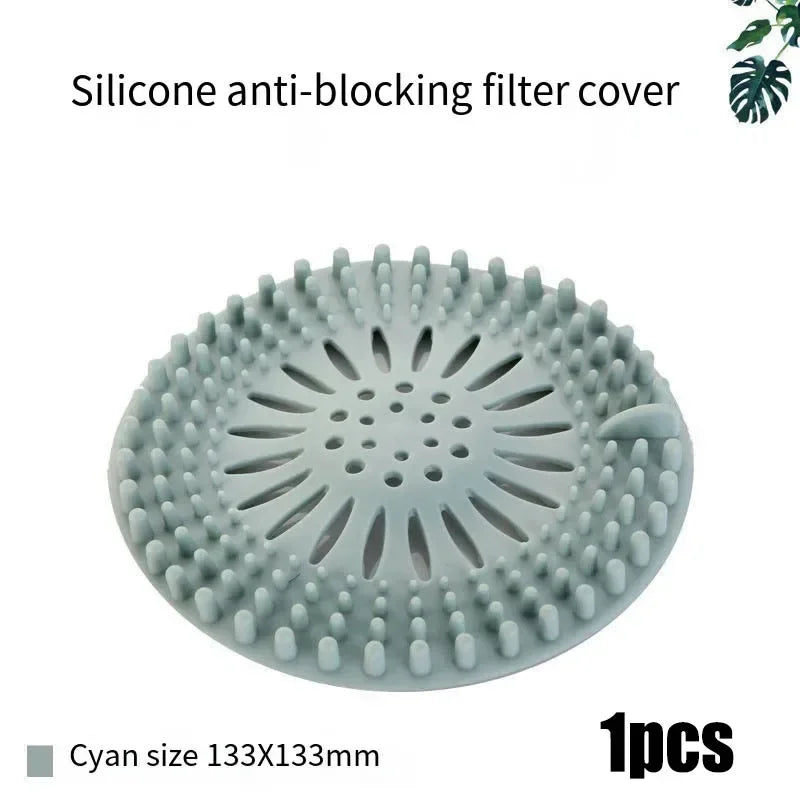 Sewer filter hair floor drain bathroom anti hair kitchen toilet bathroom cover magic tool sink anti clogging