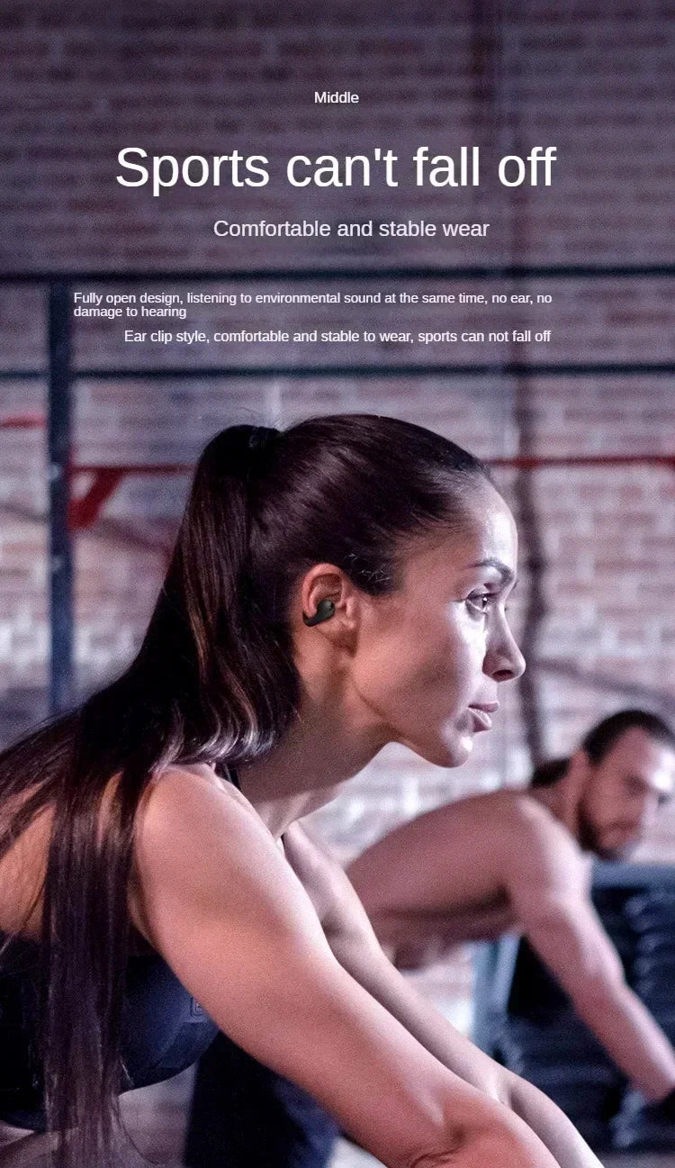 Brand new original T75 bone conduction wireless Bluetooth 5.3 headphones sports HiFi sound quality headphones