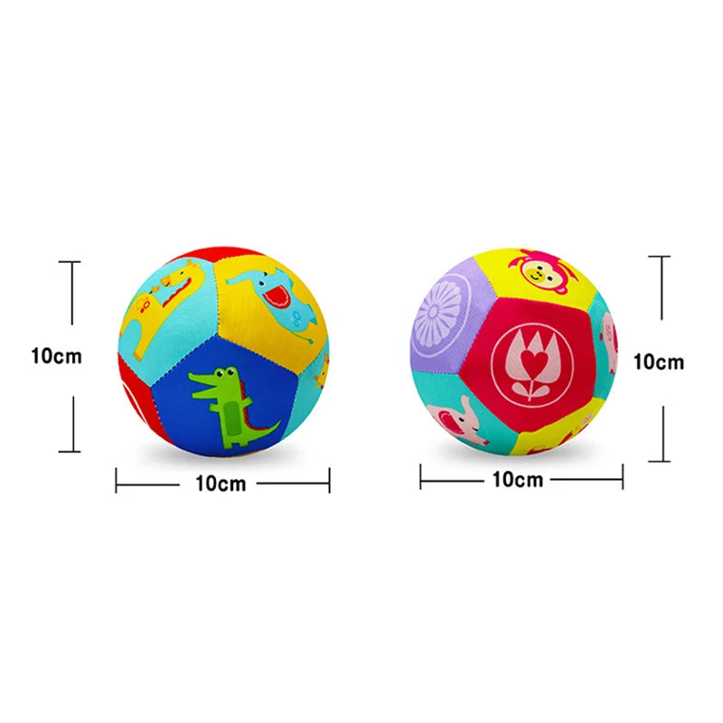 6PCS Cloth Building Blocks Baby Infant Soft Plush Doll Kids Sensory Educational Toys for Children Building Cube Construction Set