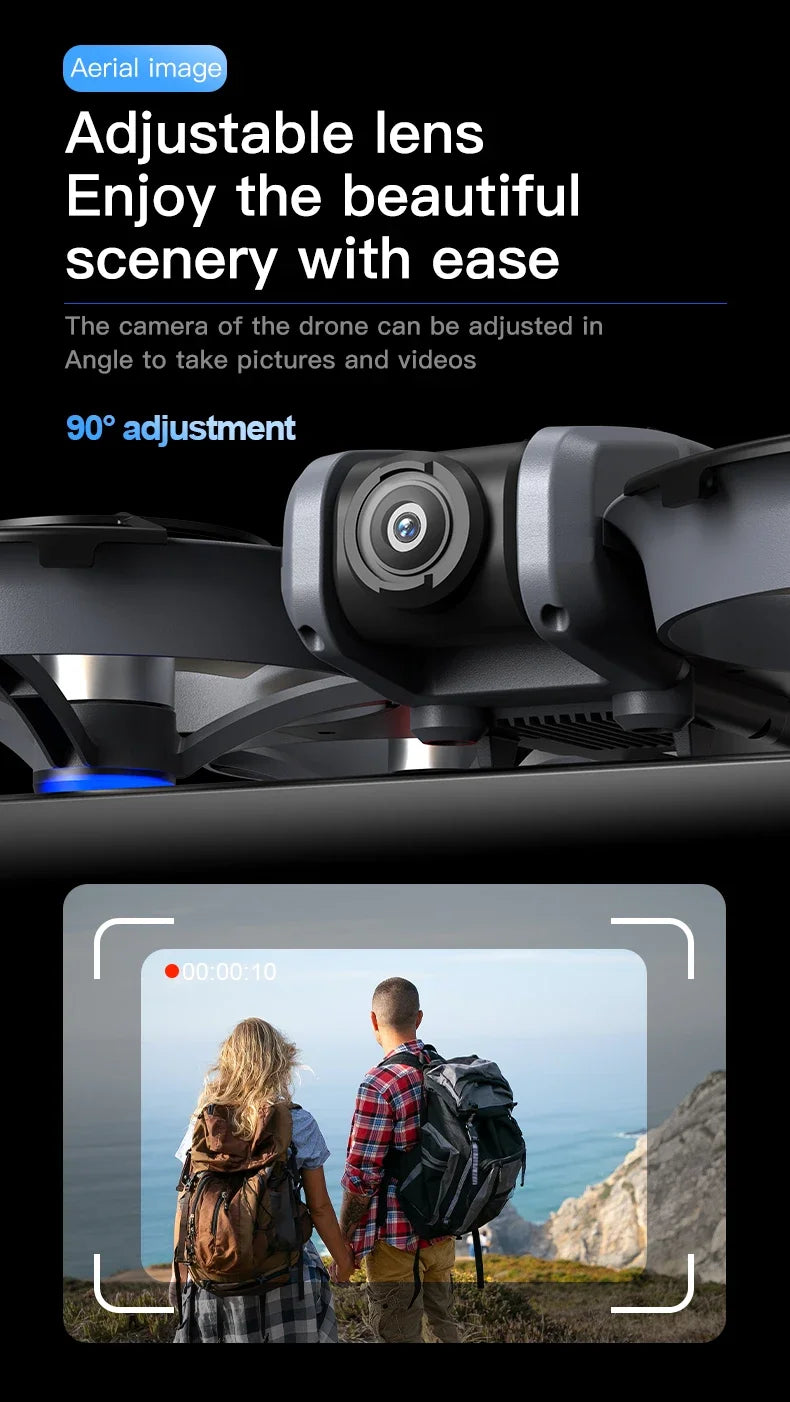 NEW Lenovo X226/X226VR Mini Drones 4K Professional Remote Control Helicopter Plane RC Dron with Screen Quadcopter Toys Gift
