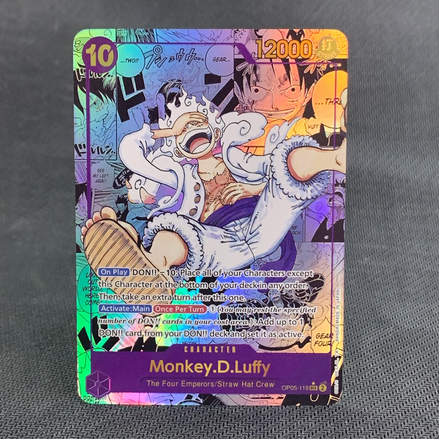 Anime Cards One Piece OPCG English Game Sanji Zoro Flampe Smoker D.Luffy(OP)  Kuzan Kid Newgate High Quality Collection Cards