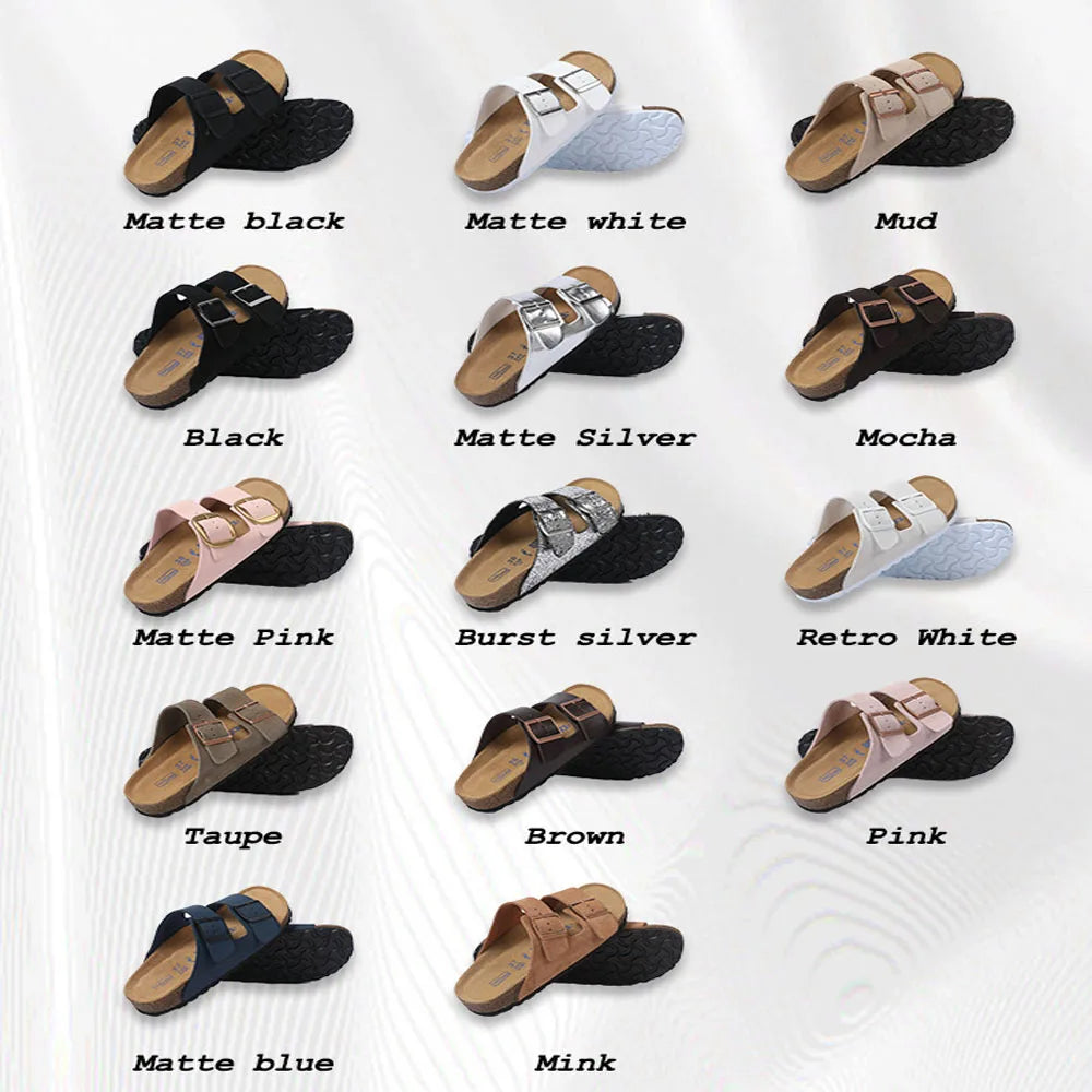 Fashionable modern men's and women's sandals are comfortable and versatile for summer, beach, and outdoor use