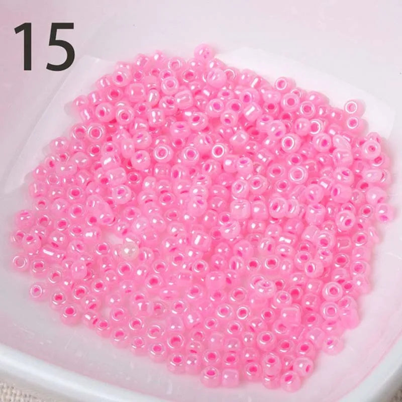 Gold and Silver Color 2mm 3mm 4mm Crystal Glass Spacer beads,Czech Seed Beads For Jewelry Handmade DIY BLUV03X