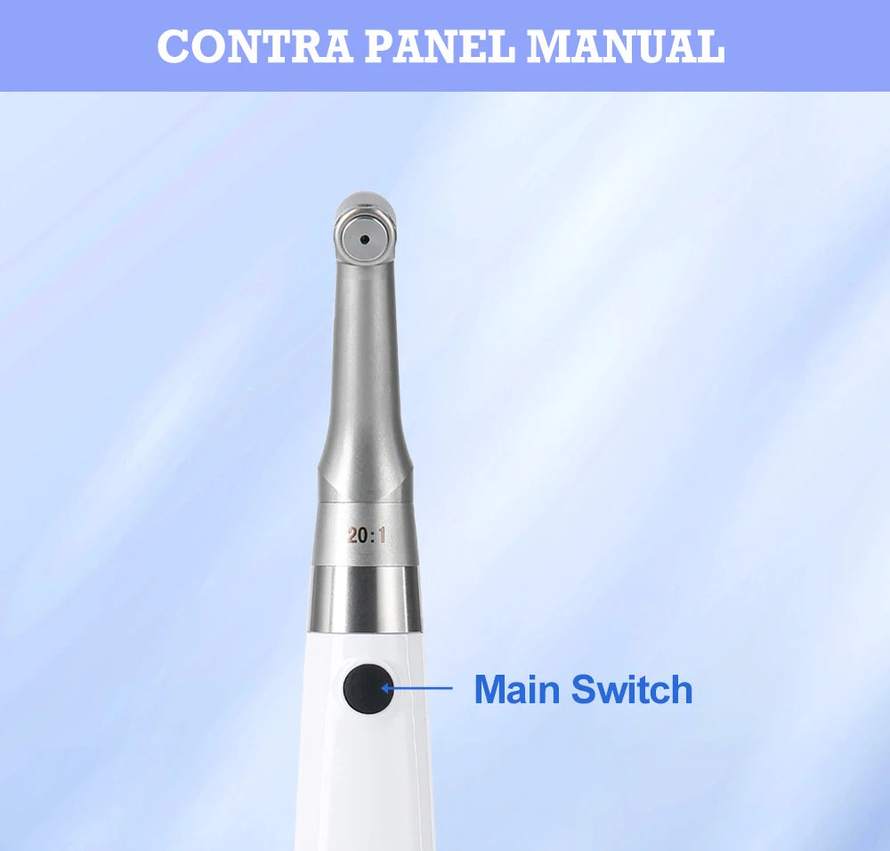 AZDENT Dental Implant Motor Electric Wireless Torque Driver Implant Torque Wrench with 16pcs Screwdrivers Contra Angle Motor