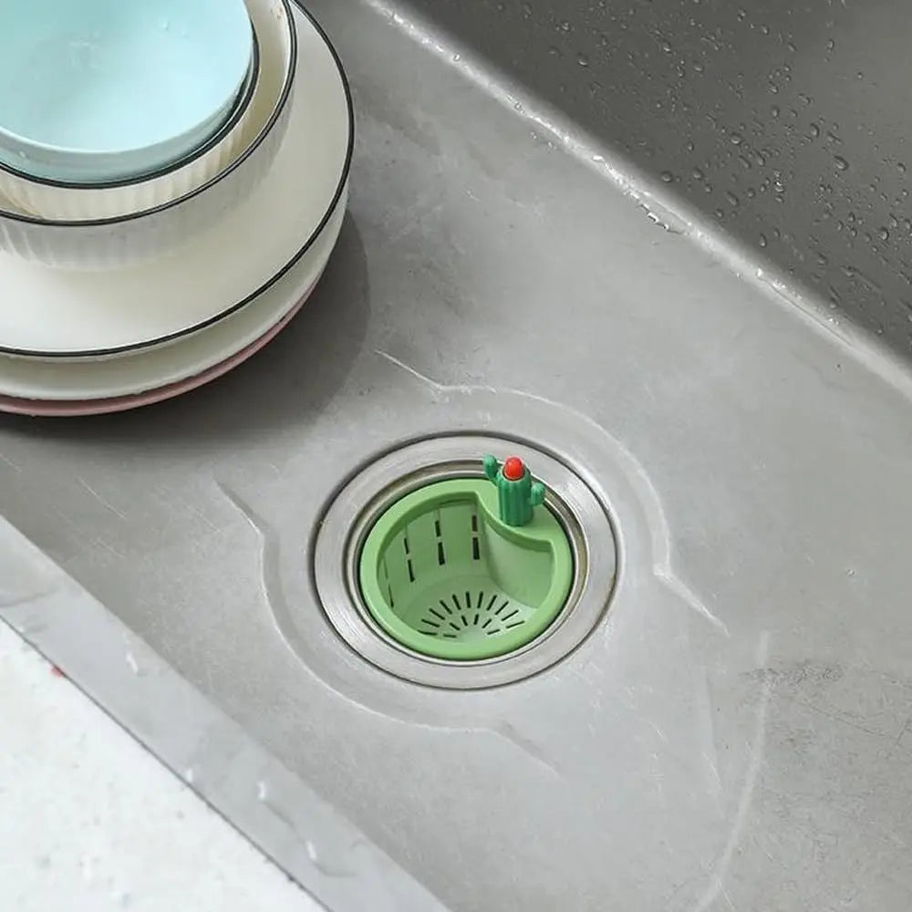 Cactus Kitchen Sink Drain Strainer Easy Cleaning Sink Drain Basket Food Waste Catcher for Kitchen Tools