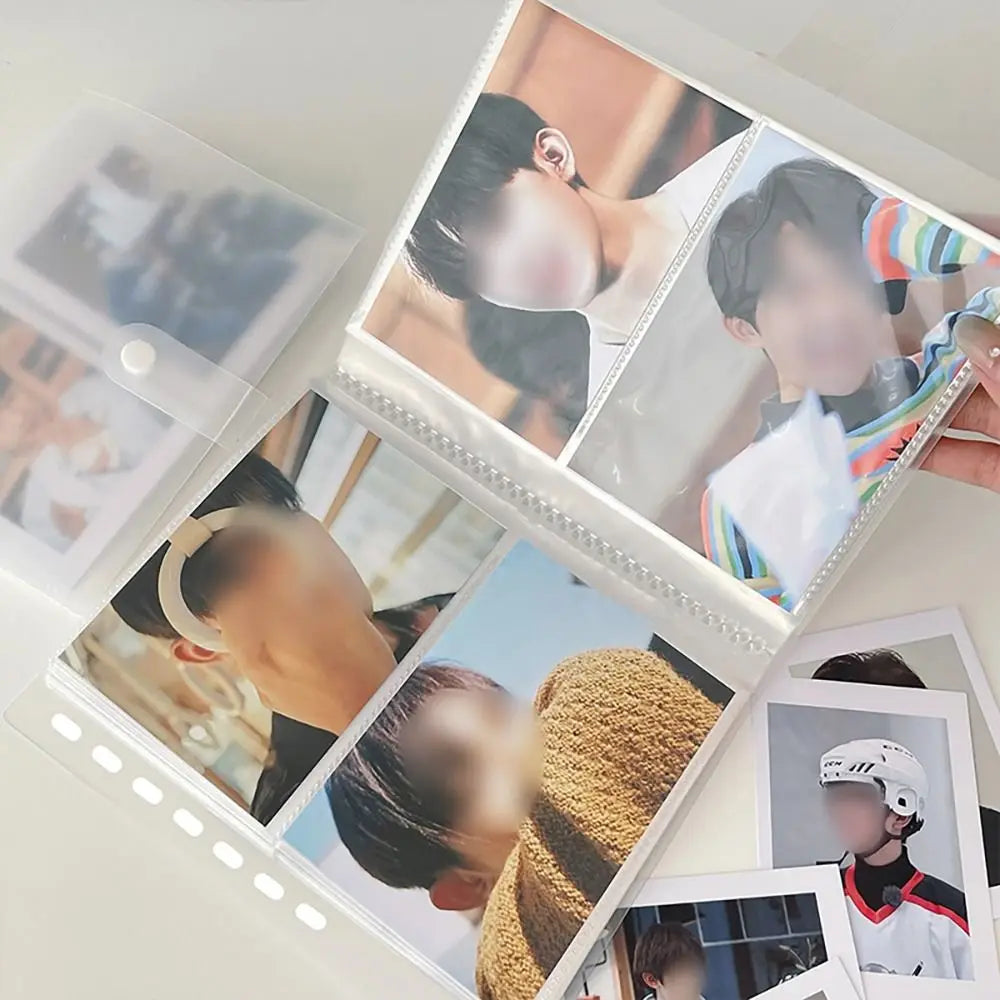 New Collect Book Photo Album 80/160 Slots PVC Picture Card Holder Transparent 3/4/5/6 Inch Photocard Holder Idol Star