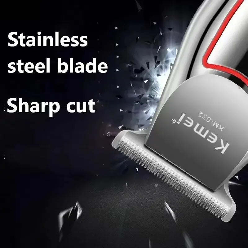 KEMEI Profession Hair Trimmer Electric Beard Trimmer for Men Hair Clipper Hair Cutter  Machine Hair Cut Grooming Kit KM-032