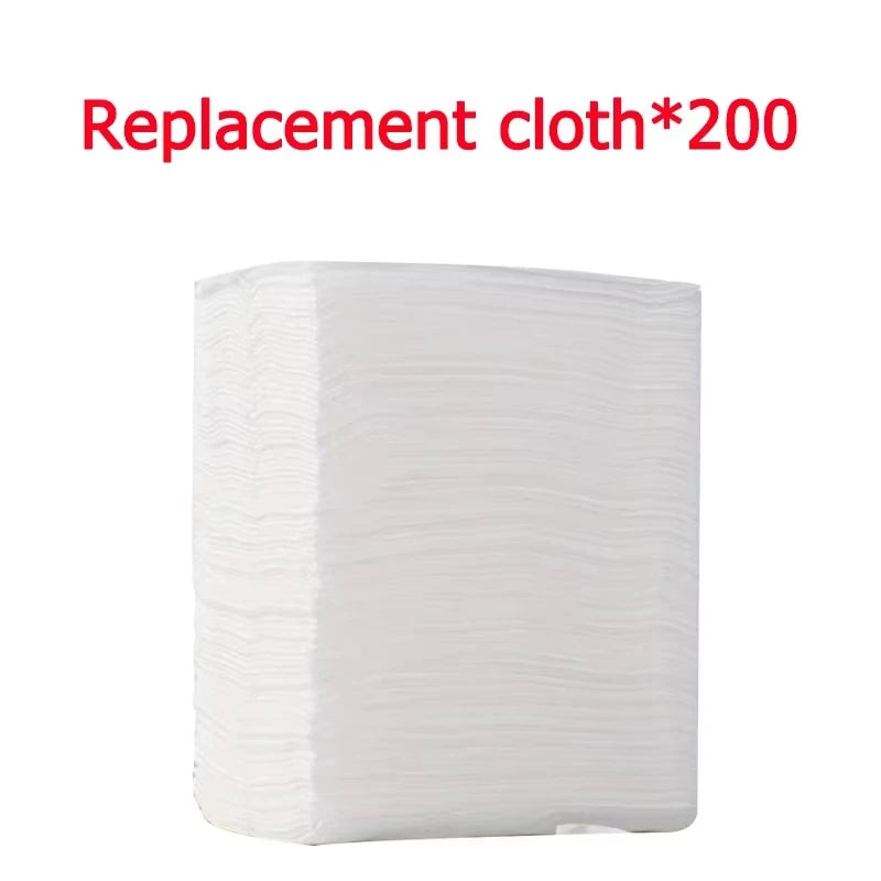 Disposable Mop Cloth Cleaning Mop 360° Rotating Dry and Wet Flat Household Electrostatic Dust Removal Mop Floor Tile Floor Clean