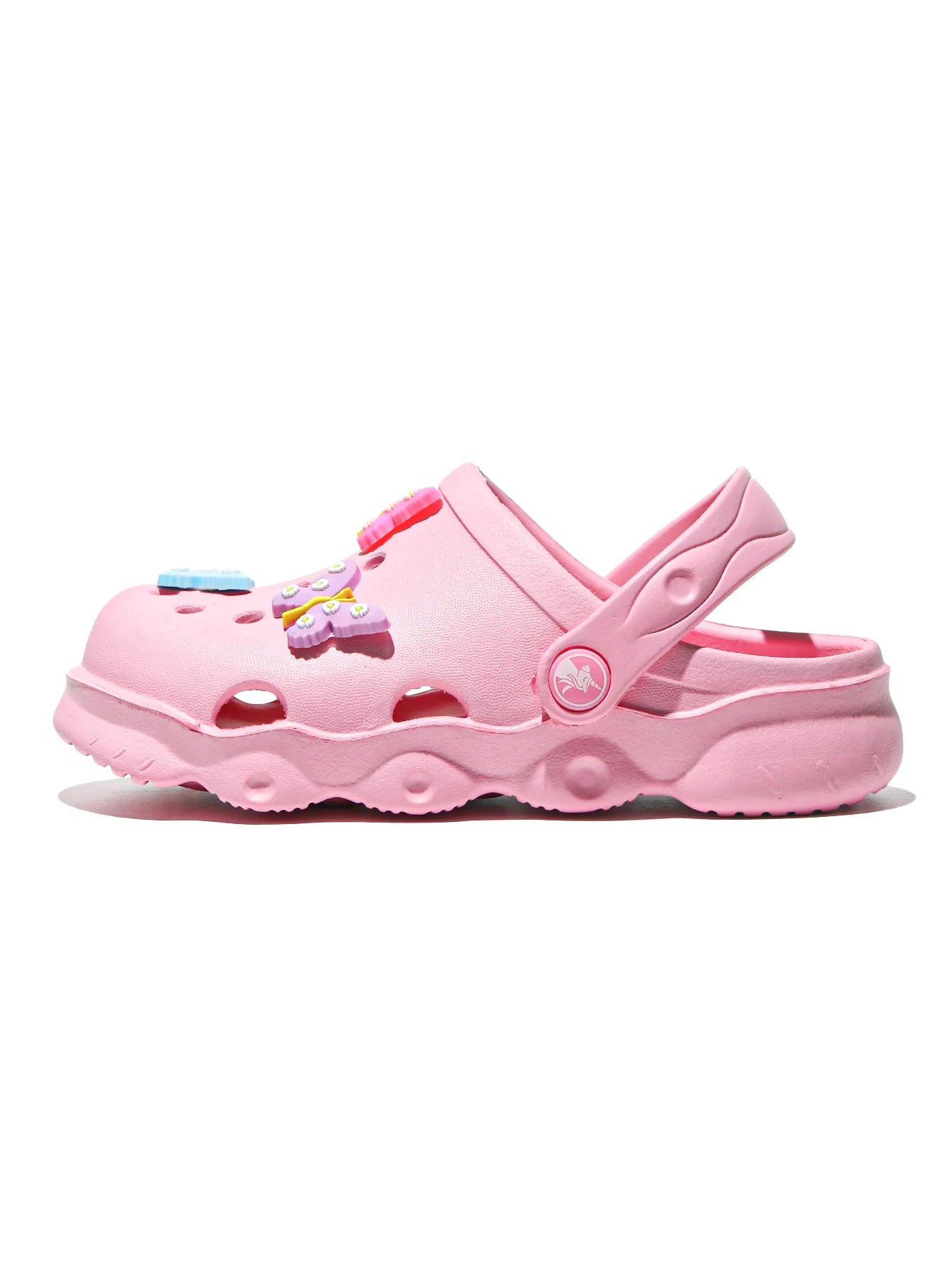 Comfortable and lightweight girls' clogs, can be worn in all seasons, exquisite butterfly shoes,summer hot beach shoes 1214