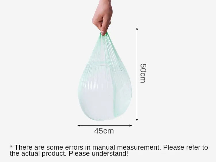 5 Rolls/pack Household Disposable Trash Pouch Small Trash Bags Kitchen Storage Garbage Bags Cleaning Waste Bag Plastic Bag