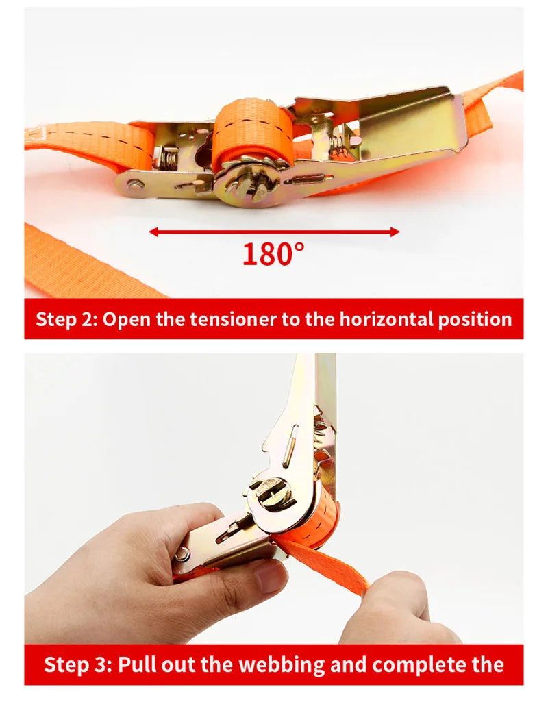 Truck Binding Belt Tensioner Small Ratchet Tensioner Self-Locking Cargo Packaging And Fixing Aircraft Belt Thickening