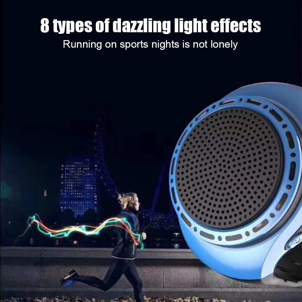 U6 Wrist Watch Bluetooth Speaker With FM Radio USB Charging Portable Outdoor Sports Running Wearable Speaker Wireless Subwoofer