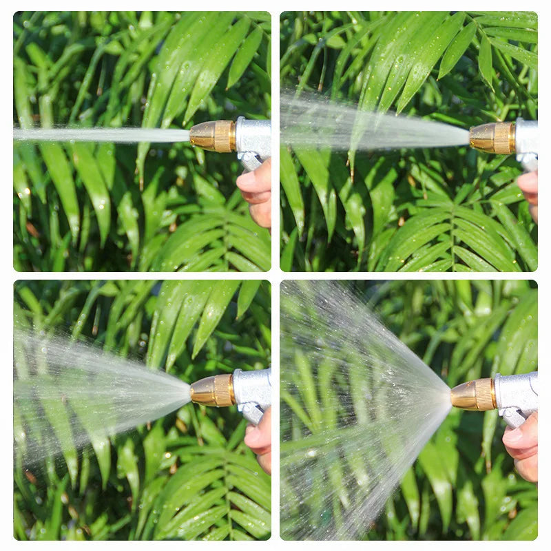 High Pressure Water Spray Gun Metal Brass Nozzle Garden Hose Pipe Lawn Car Wash Sprayer Sprinkler Car Wash Tool Water Guns Xy002