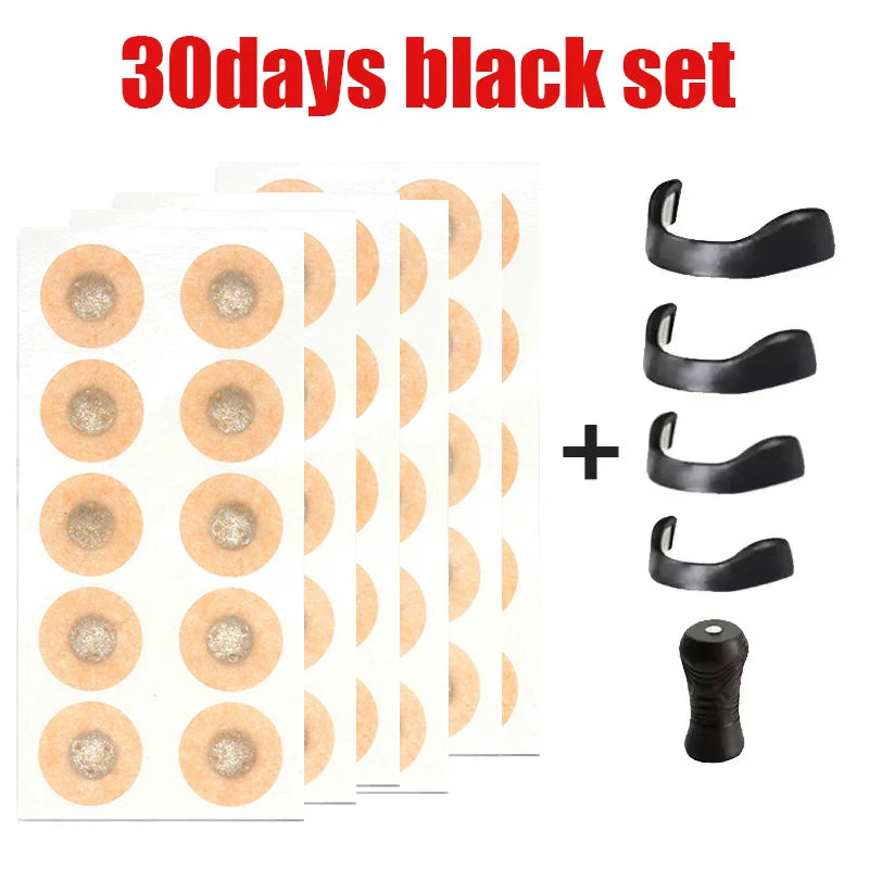 30/90/180/300Pcs Nose Breathing Patches Magnetic Suction Iron Nasal Strips Increase Air Improve Sleeping Reduce Snoring Tools
