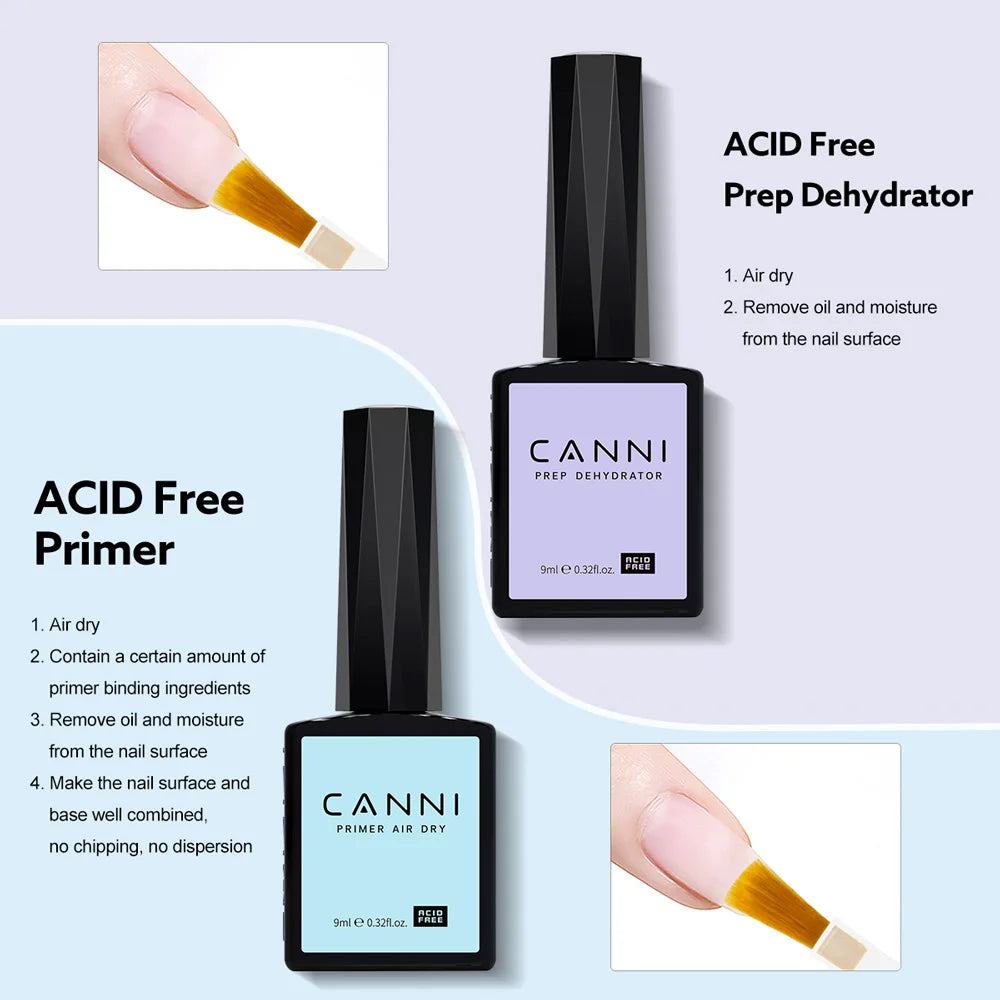 Canni Nail Gel Polish Jelly Nude Color HEMA FREE TPO FREE 9ml Transparent Semi Permanent Natural Nude French Nail Gel Lacquer