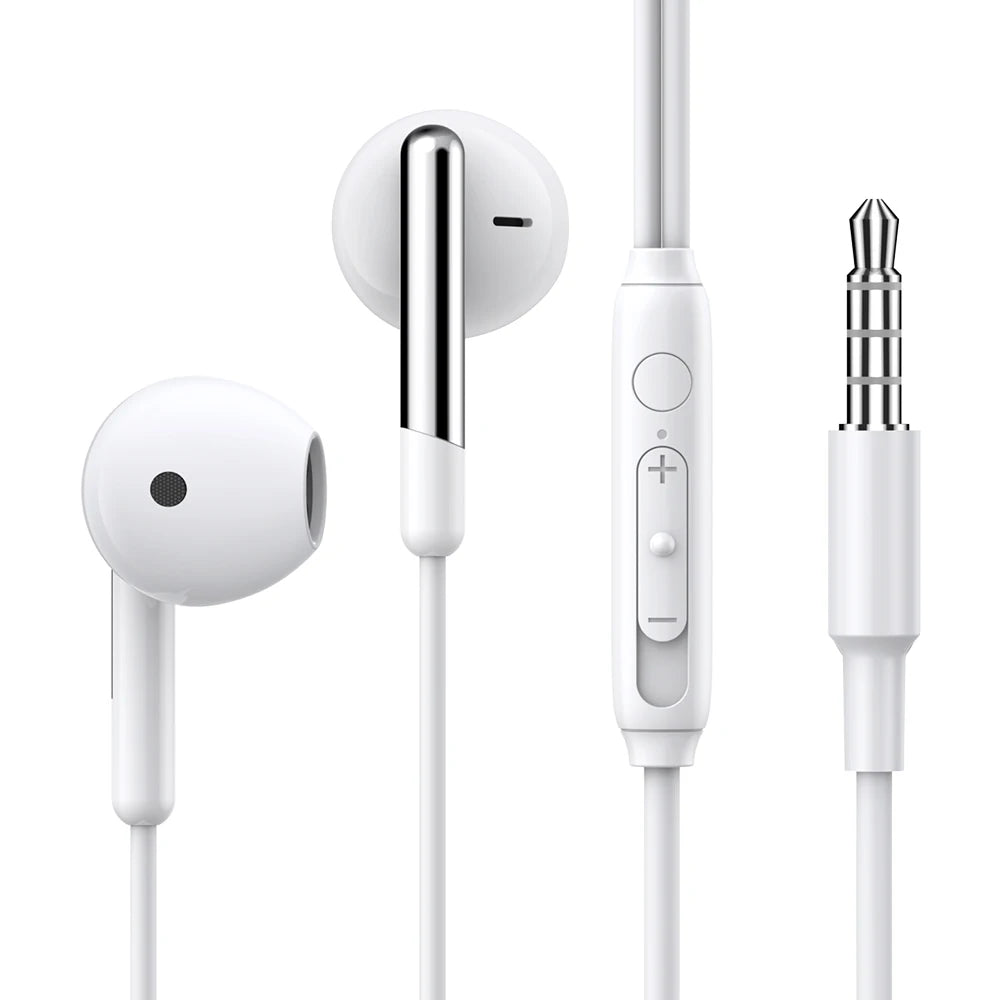 TOPK Earphone In-Ear Volume Control with Microphone 3.5mm Jack Universal for iPhone Android