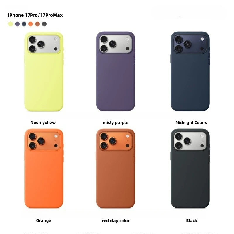 Official Anime Liquid Silicone Magnetic Case for iPhone 17 /Pro/Pro Max, AI Touch Wireless Charging Protective Cover