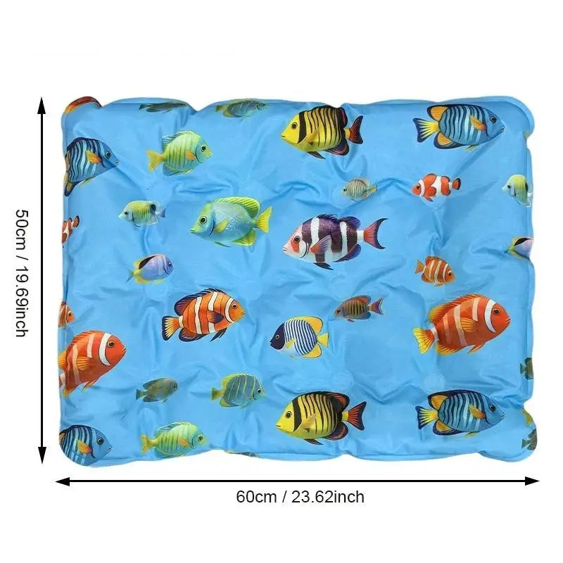 Self Cooling Gel Dog Cat Ice Pad Non Toxic Pet Cooling Mat For Summer Indoor Outdoor Bed Crate Couch