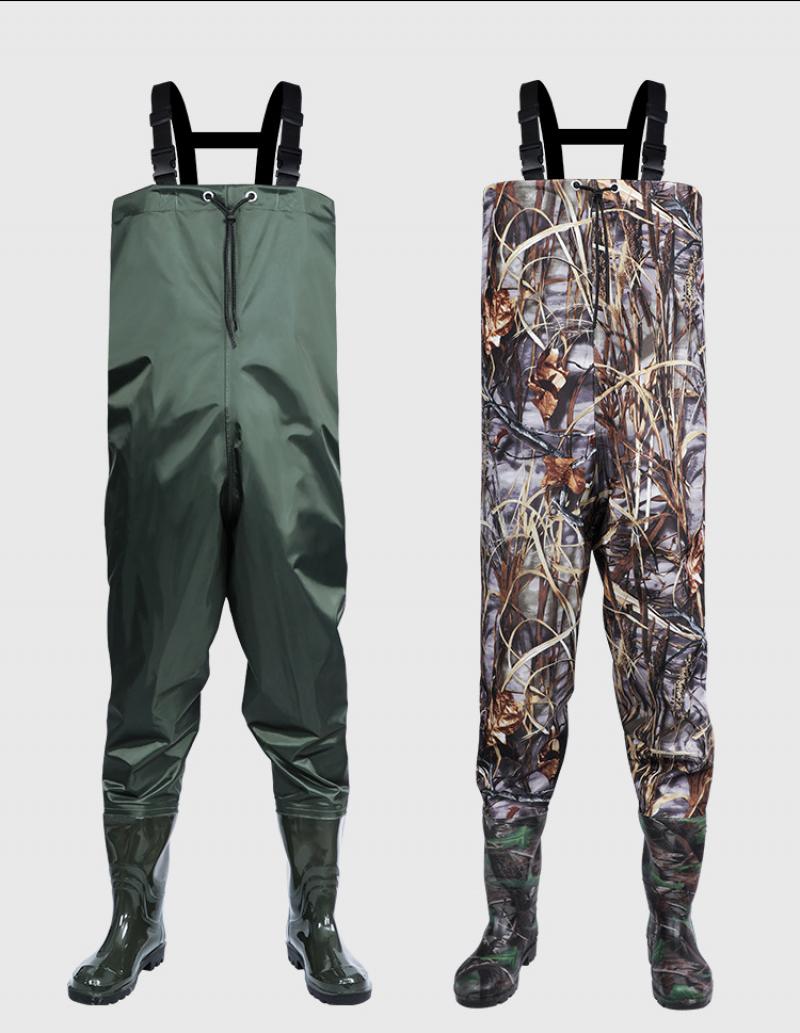 Fishing Chest Waders Breathable Waterproof Foot River Wader Pants For Men And Women Pants Adult Set Waterproof Overalls Trousers