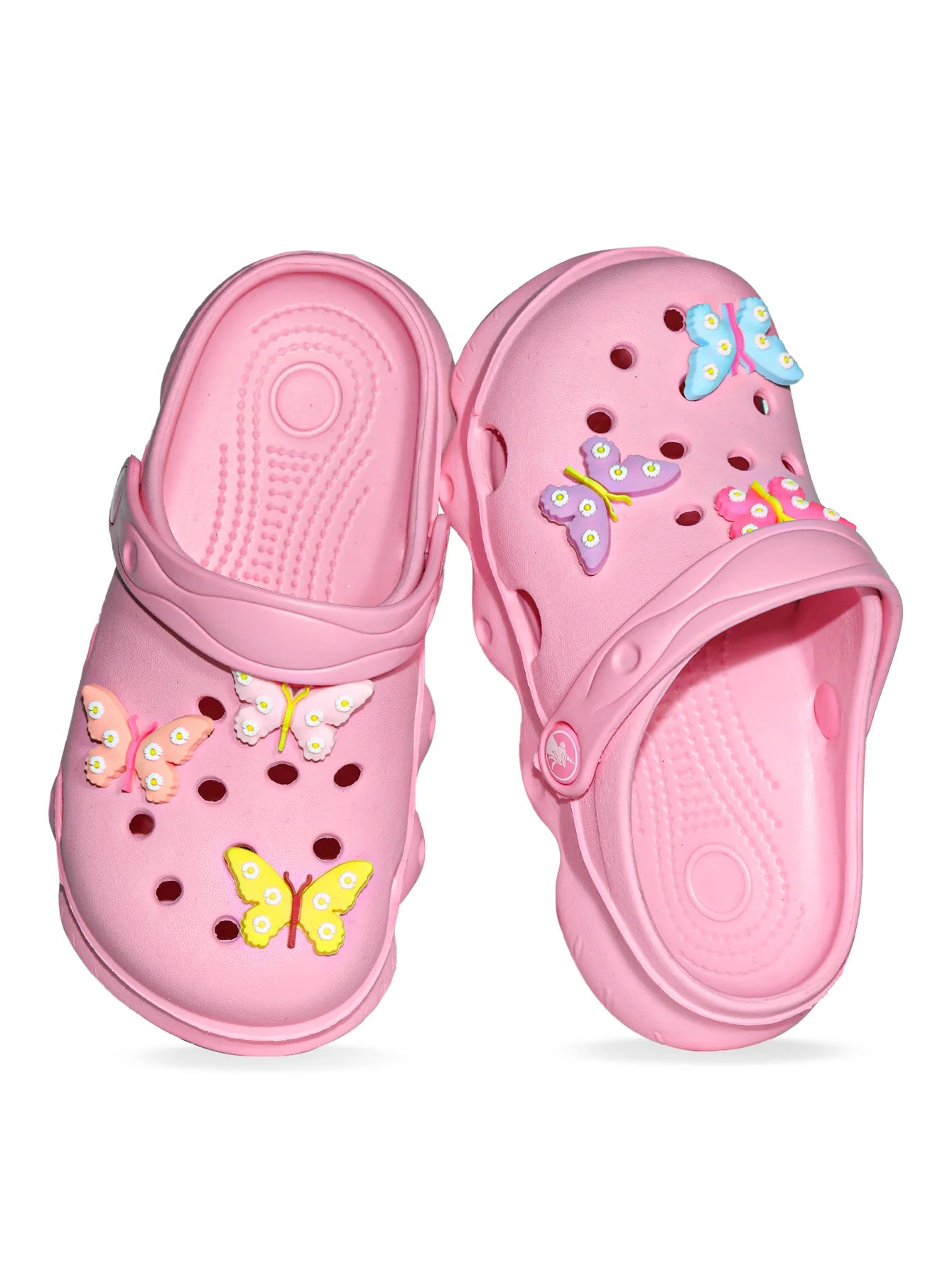 Comfortable and lightweight girls' clogs, can be worn in all seasons, exquisite butterfly shoes,summer hot beach shoes 1214