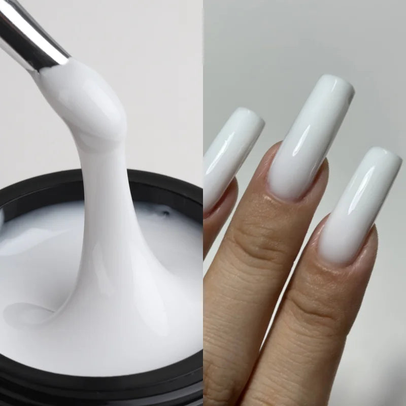 MSHARE 50ml Baby Pink Builder Nails Gel Hema Tpo Free Gel Nail Construction Self Leveling Gel for Nail Extension UV Led