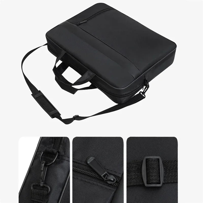 15.6 Inch Men's Handbags Laptop Bag Outdoor Business Trip Black Portable Large Capacity Computer Organizer Bags Мужская сумка 가방