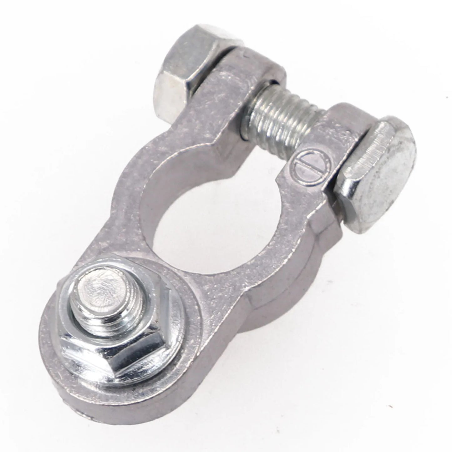 1 Pair Battery Terminal Clamp Zinc Alloy Positive & Negative Pole Auto Car Screw Connector Car Battery Terminal Clamp