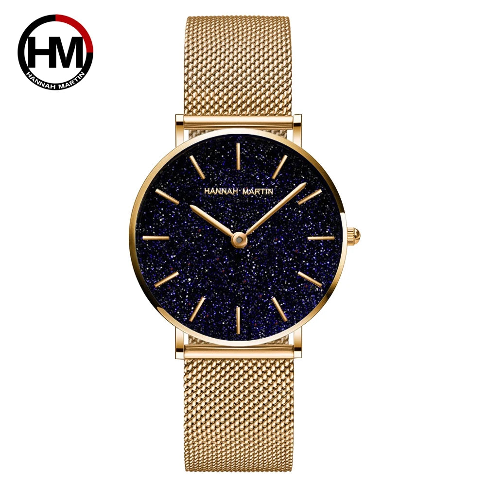Women Watch Top Brand Dropshipping Japan Quartz Movement 36mm Rose Gold Waterproof Fashionable Nordic Minimalist Ladies Watches