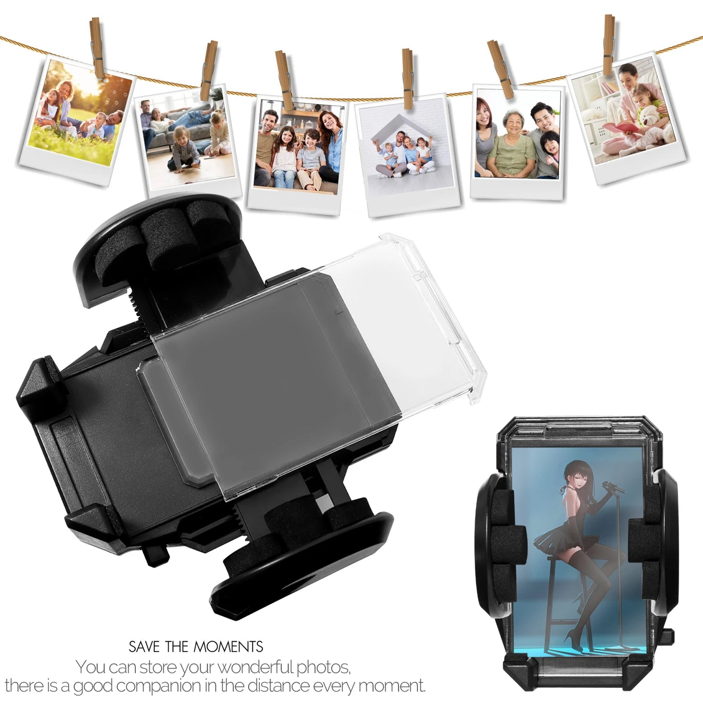 Car Holder For Phone Holders Air Vent Clip Mount Mobile Cell Stand Dashboard GPS Cradle For iPhone 13 12 Xiaomi Samsung Gravity
