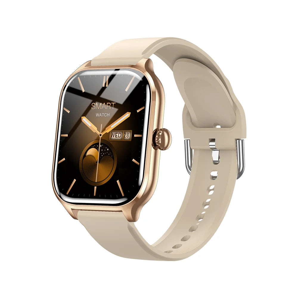 KESHUYOU H9 2025 Smart Watch 2.01-inch HD Display Receive Make Calls Message Preview Sport Mode Weather Forecast Smart Watch