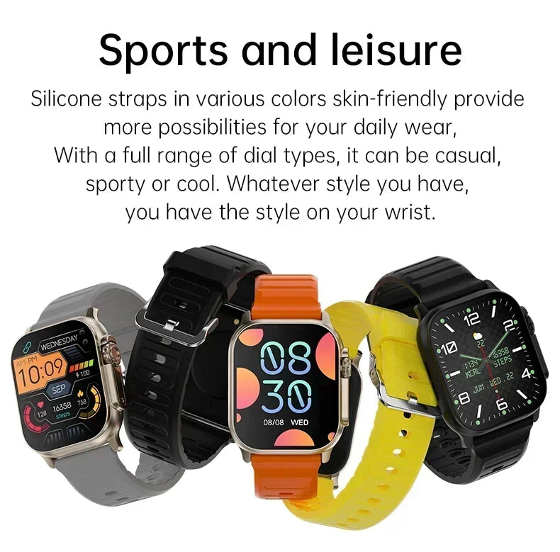 New Watch 10 Ultra Smart Watch 49mm 2026 New NFC Men Women GPS Track Bluetooth Call BT Music Games Wireless Charging Smartwatch