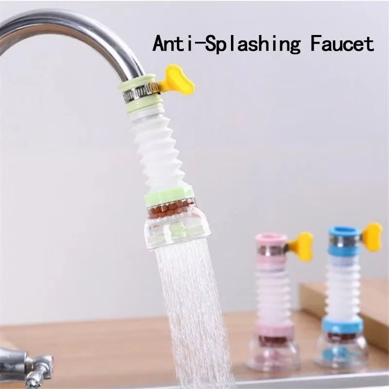 360 Kitchen Anti-Splashing Faucet Can Rotate Extend The Filter Home Universal Water Faucet Multifunction Wash Basin Shower Fauce