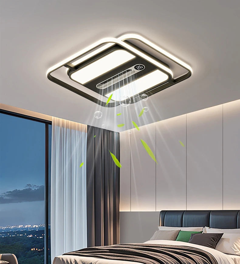 LED ultra-thin ceiling light, modern and simple living room lighting fixture, 2026 new atmospheric rectangular bedroom light