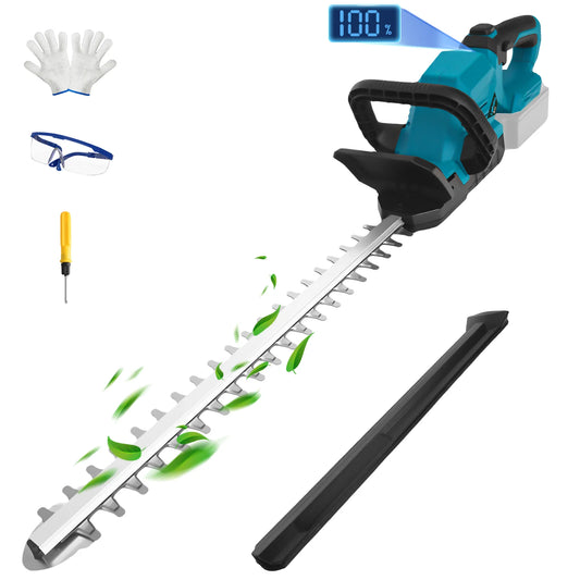 Brushless Electric Hedge Trimmer 3000RPM Cordless Portable Bush Trimmer Lawn Mower Garden Yard Tools For Makita 18V Battery Pin